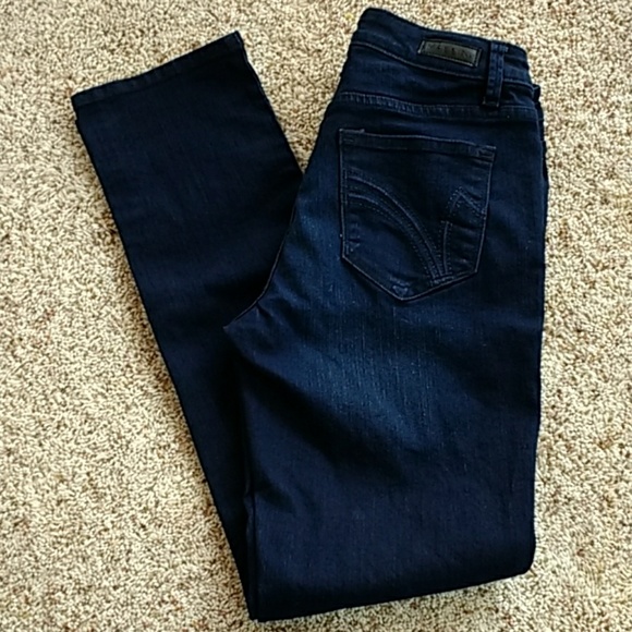 Massini straight leg dark wash jeans size 6 - Picture 3 of 3